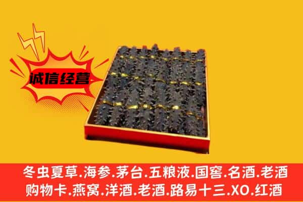 沭阳县回收海参